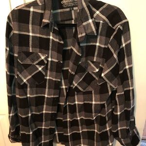 Black and white flannel